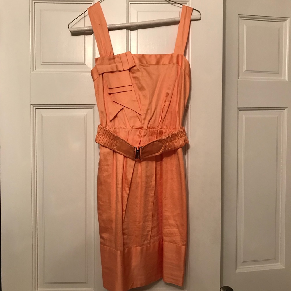 BCBGeneration Orange Cocktail Dress - Size XS